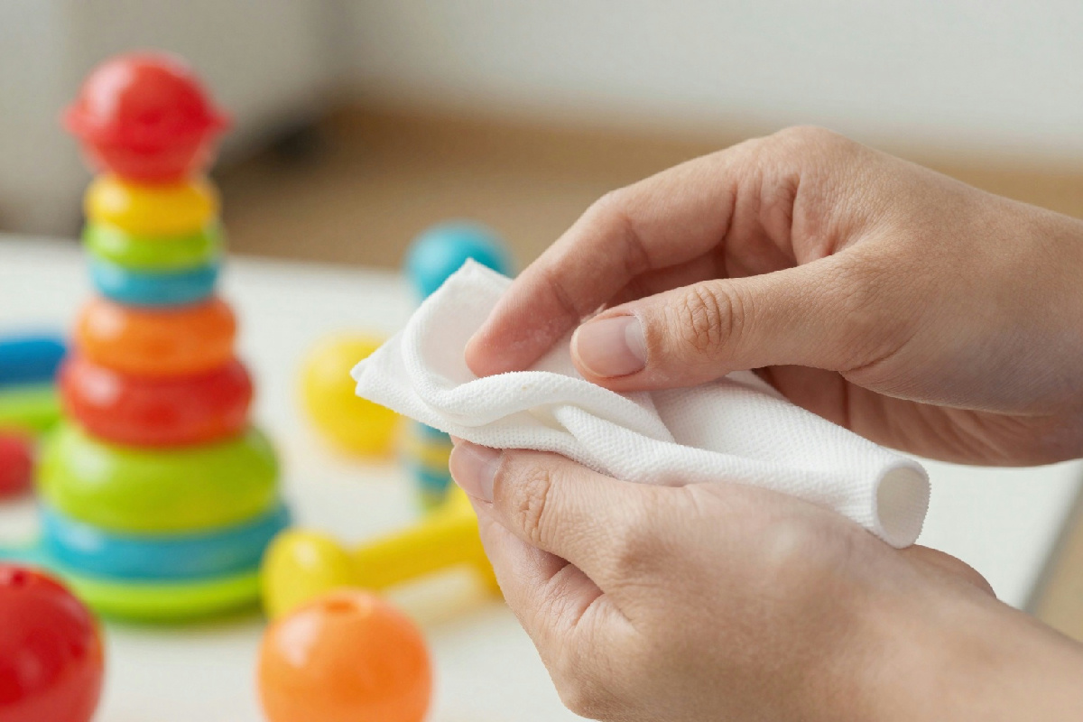 Come pulire e igienizzare correttamente i giochi dei neonati per garantire la loro sicurezza e salute