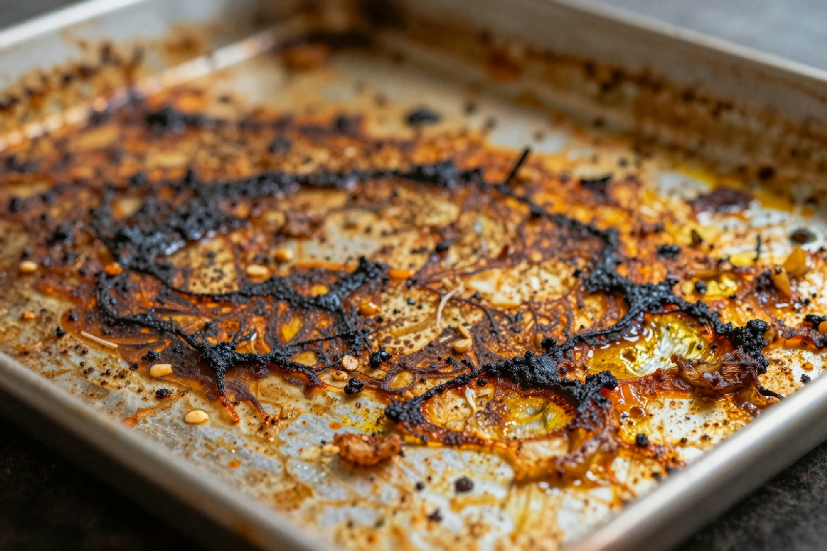 Come rimuovere il grasso bruciato dalla teglia con una reazione chimica naturale senza strofinare