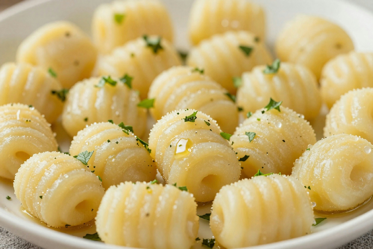 Gnocchi preparati con fagioli, un piatto semplice e nutriente da gustare in famiglia
